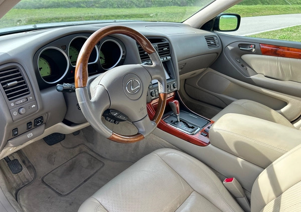 Lexus GS cena 42900 przebieg: 238000, rok produkcji 2001 z Babimost małe 704